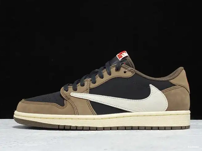 Rep MAX Scott Air SP CQ4277-001 Dark OG 1 Jordan Mocha Low Travis x 0419
